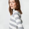 Half Turtleneck Corduroy Long Sleeved T-Shirt